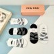 2024SS Socks MIU MIU Miu Miu Spring/Summer Standard New 2024SS Socks MIU MIU Miu Miu Spring/Summer Standard New