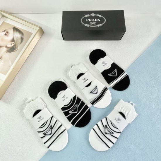 2024SS Socks PRADA Latest Fashion Points 2024SS Socks PRADA Latest Fashion Points