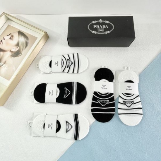 2024SS Socks PRADA Latest Fashion Points 2024SS Socks PRADA Latest Fashion Points