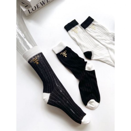 2024SS Socks PRADA Gives you a beautiful impression 2024SS Socks PRADA Gives you a beautiful impression