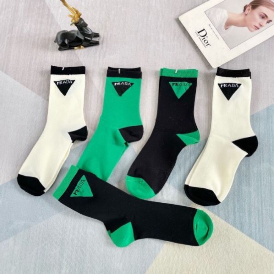 2024SS Socks PRADA Unique item that will become the main character 2024SS Socks PRADA Unique item that will become the main character
