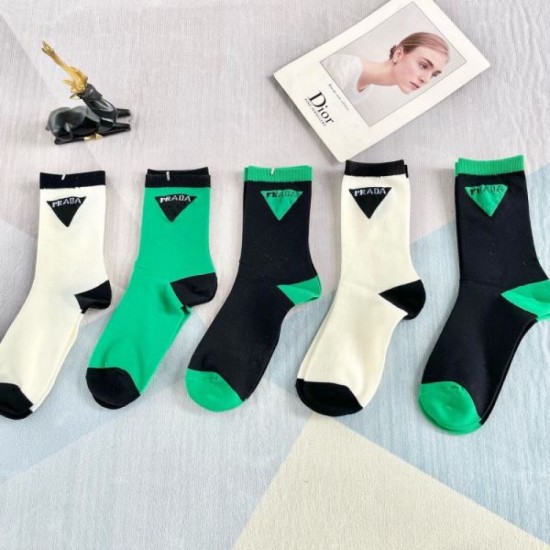 2024SS Socks PRADA Unique item that will become the main character 2024SS Socks PRADA Unique item that will become the main character