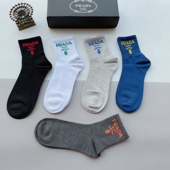 2024SS socks PRADA Essential item for fashion people 2024SS socks PRADA Essential item for fashion people