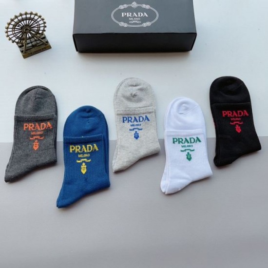 2024SS socks PRADA Essential item for fashion people 2024SS socks PRADA Essential item for fashion people