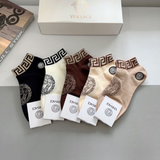 2024SS Socks VERSACE Unprecedented at Shock Sale 2024SS Socks VERSACE Unprecedented at Shock Sale