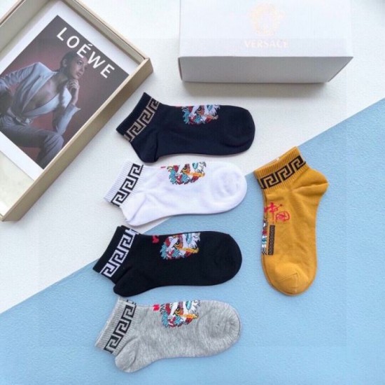 2024SS Socks VERSACE Super Rare Popular Sale 2024SS Socks VERSACE Super Rare Popular Sale