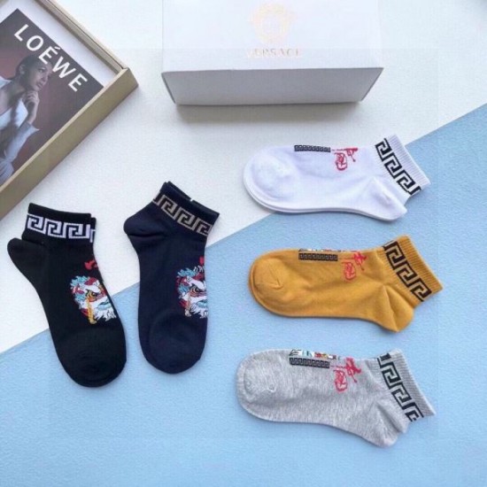 2024SS Socks VERSACE Super Rare Popular Sale 2024SS Socks VERSACE Super Rare Popular Sale