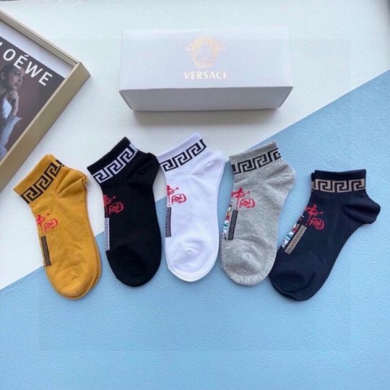 2024SS Socks VERSACE Super Rare Popular Sale 2024SS Socks VERSACE Super Rare Popular Sale