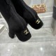 CHANEL 2024FW Women's Boots New Overseas Limited Model CHANEL 2024FW Women's Boots New Overseas Limited Model