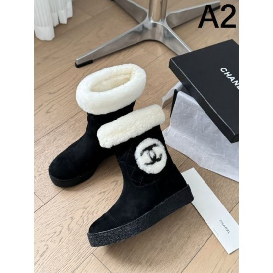 CHANEL 2024FW Women's Boots Relaxed atmosphere CHANEL 2024FW Women's Boots Relaxed atmosphere