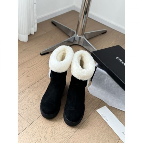 CHANEL 2024FW Women's Boots Relaxed atmosphere CHANEL 2024FW Women's Boots Relaxed atmosphere