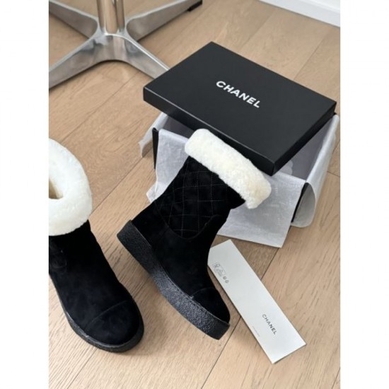 CHANEL 2024FW Women's Boots Relaxed atmosphere CHANEL 2024FW Women's Boots Relaxed atmosphere