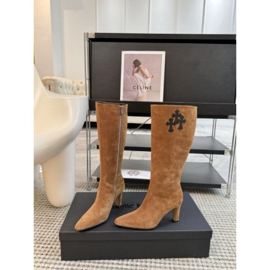 CHROME HEARTS 2024FW Women's Boots Popular Sale CHROME HEARTS 2024FW Women's Boots Popular Sale