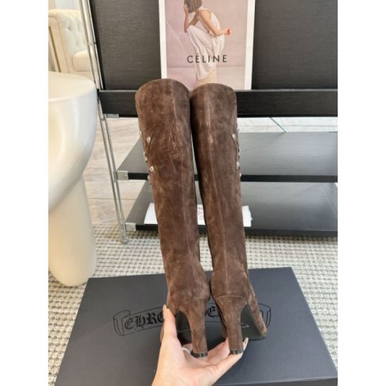 CHROME HEARTS 2024FW Women's Boots Popular Gift CHROME HEARTS 2024FW Women's Boots Popular Gift