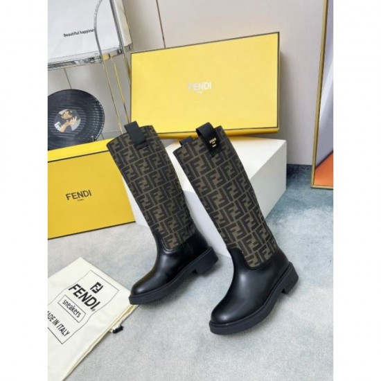 FENDI 2024FW Women's Boots Outstanding Brand Print FENDI 2024FW Women's Boots Outstanding Brand Print