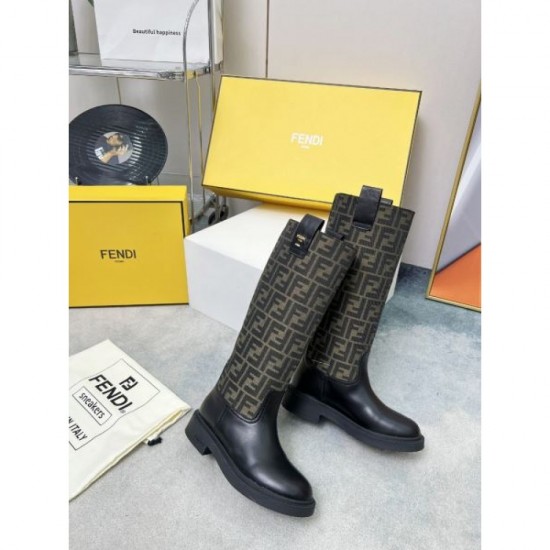 FENDI 2024FW Women's Boots Outstanding Brand Print FENDI 2024FW Women's Boots Outstanding Brand Print