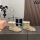 MIU MIU 2024FW Women's Boots Popular Standard Popular MIU MIU 2024FW Women's Boots Popular Standard Popular