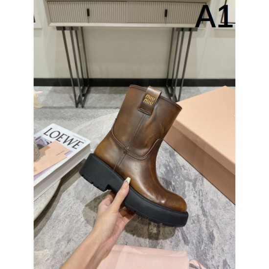 MIU MIU 2024FW Women's Boots Japan Limited Model MIU MIU 2024FW Women's Boots Japan Limited Model