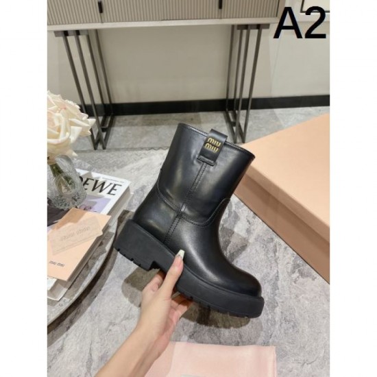 MIU MIU 2024FW Women's Boots Japan Limited Model MIU MIU 2024FW Women's Boots Japan Limited Model