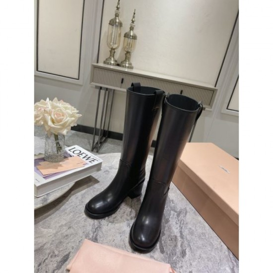 MIU MIU 2024FW Women's Boots New Arrival for Autumn/Winter MIU MIU 2024FW Women's Boots New Arrival for Autumn/Winter