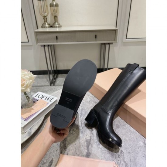 MIU MIU 2024FW Women's Boots New Arrival for Autumn/Winter MIU MIU 2024FW Women's Boots New Arrival for Autumn/Winter
