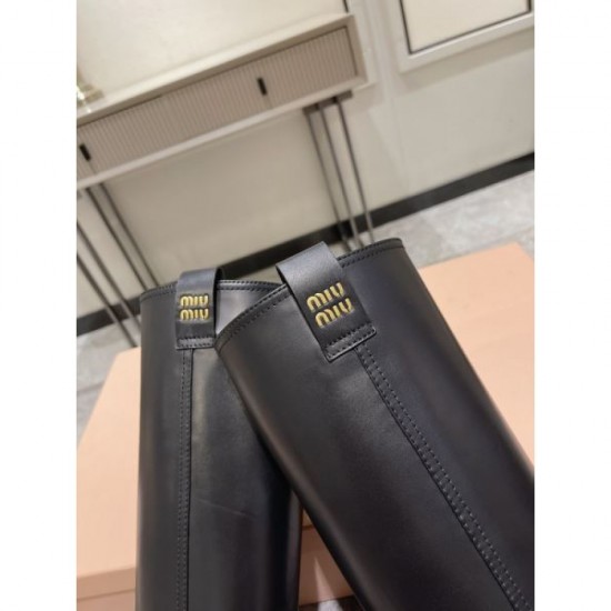 MIU MIU 2024FW Women's Boots New Arrival for Autumn/Winter MIU MIU 2024FW Women's Boots New Arrival for Autumn/Winter