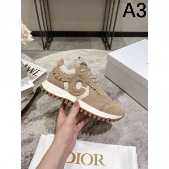 DIOR Dior 2024FW Women's Sneakers Fans flock to the new winter edition DIOR Dior 2024FW Women's Sneakers Fans flock to the new winter edition