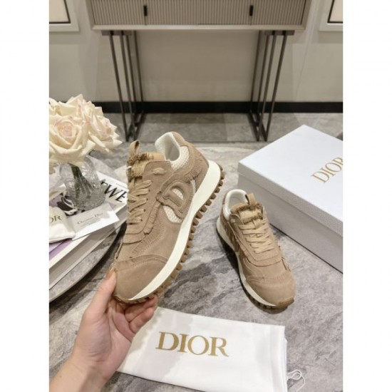 DIOR Dior 2024FW Women's Sneakers Fans flock to the new winter edition DIOR Dior 2024FW Women's Sneakers Fans flock to the new winter edition