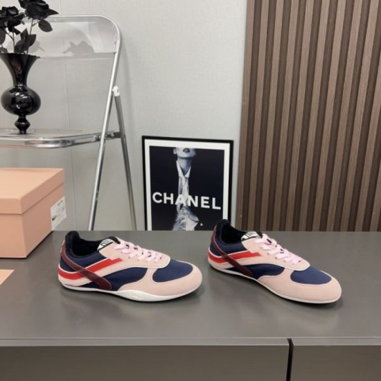 MIU MIU 2024FW Women's Sneakers Classy and Stylish MIU MIU 2024FW Women's Sneakers Classy and Stylish