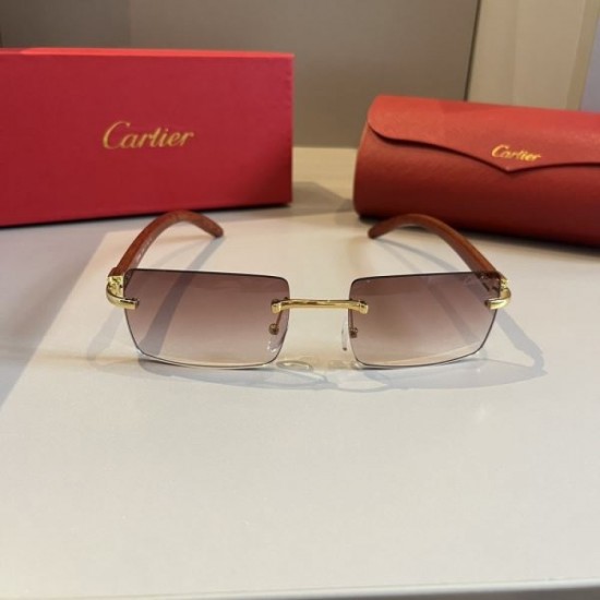 CARTIER Cartier 2024SS Sunglasses A must-have item for fashion people CARTIER Cartier 2024SS Sunglasses A must-have item for fashion people