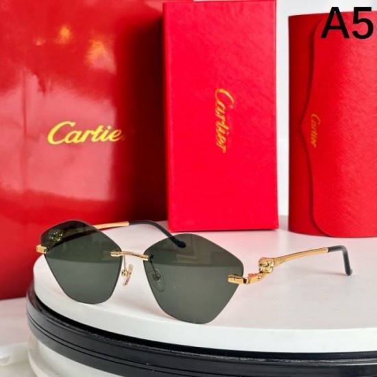CARTIER Cartier 2024SS sunglasses nice design not in stock brand CARTIER Cartier 2024SS sunglasses nice design not in stock brand