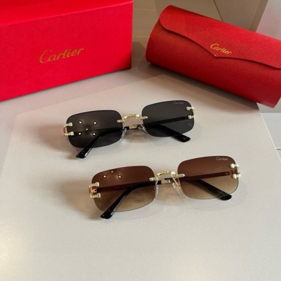 CARTIER Cartier 2024SS Sunglasses New summer product that transcends borders and eras CARTIER Cartier 2024SS Sunglasses New summer product that transcends borders and eras