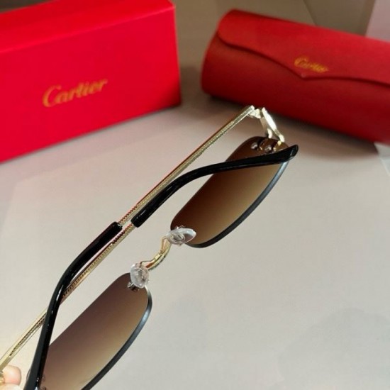 CARTIER Cartier 2024SS Sunglasses New summer product that transcends borders and eras CARTIER Cartier 2024SS Sunglasses New summer product that transcends borders and eras