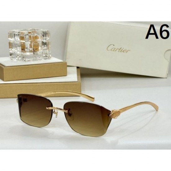 2024FW Sunglasses CARTIER Cartier Popular among fashionable people 2024FW Sunglasses CARTIER Cartier Popular among fashionable people