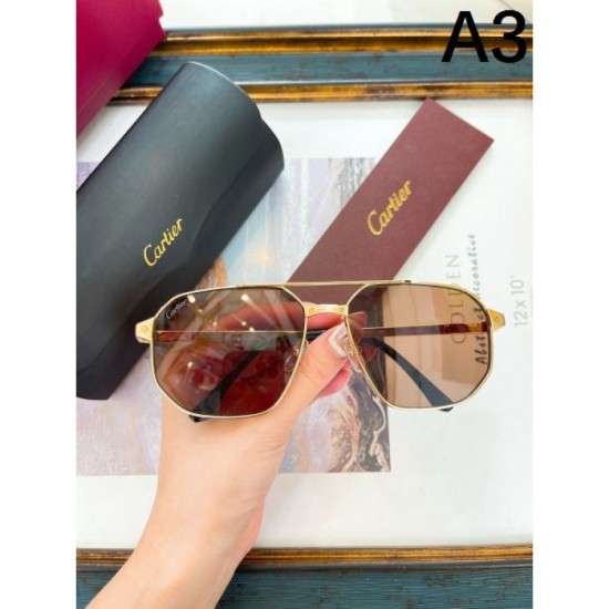 2024FW Sunglasses CARTIER Cartier's highly popular spring/summer new product 2024FW Sunglasses CARTIER Cartier's highly popular spring/summer new product