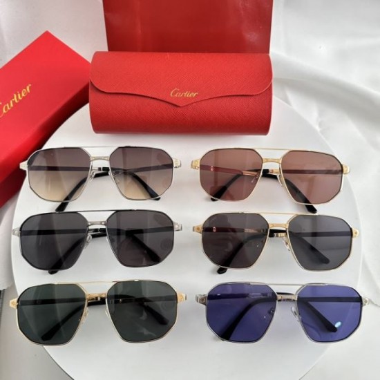 2024FW Sunglasses CARTIER Cartier fashion level goes up a notch 2024FW Sunglasses CARTIER Cartier fashion level goes up a notch