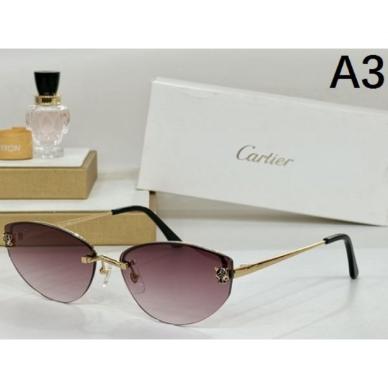 2024FW Sunglasses CARTIER Cartier classic street style 2024FW Sunglasses CARTIER Cartier classic street style