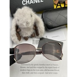 CHANEL 2024SS sunglasses retro design