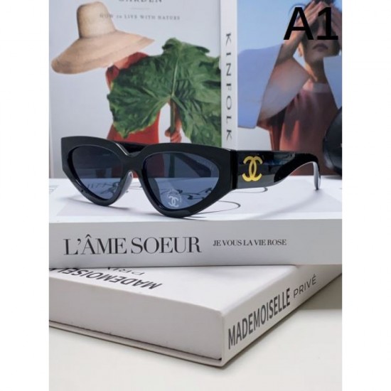 CHANEL 2024SS sunglasses complete a relaxed style CHANEL 2024SS sunglasses complete a relaxed style