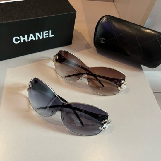 CHANEL 2024SS Sunglasses Usable and Cute Design Summer New CHANEL 2024SS Sunglasses Usable and Cute Design Summer New
