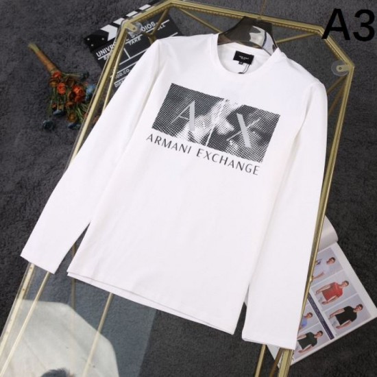2025 Fall/Winter Long Sleeve T-Shirt ARMANI Armani Popular model that is highly regarded as a new masterpiece 2025 Fall/Winter Long Sleeve T-Shirt ARMANI Armani Popular model that is highly regarded as a new masterpiece