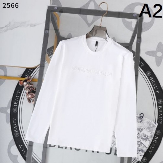 2025 Fall/Winter Long Sleeve T-Shirt ARMANI Armani This season's hot new stylish autumn/winter 2025 Fall/Winter Long Sleeve T-Shirt ARMANI Armani This season's hot new stylish autumn/winter