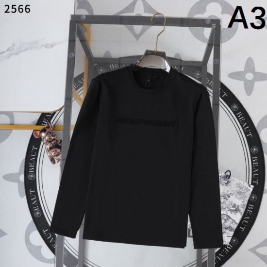 2025 Fall/Winter Long Sleeve T-Shirt ARMANI Armani This season's hot new stylish autumn/winter 2025 Fall/Winter Long Sleeve T-Shirt ARMANI Armani This season's hot new stylish autumn/winter