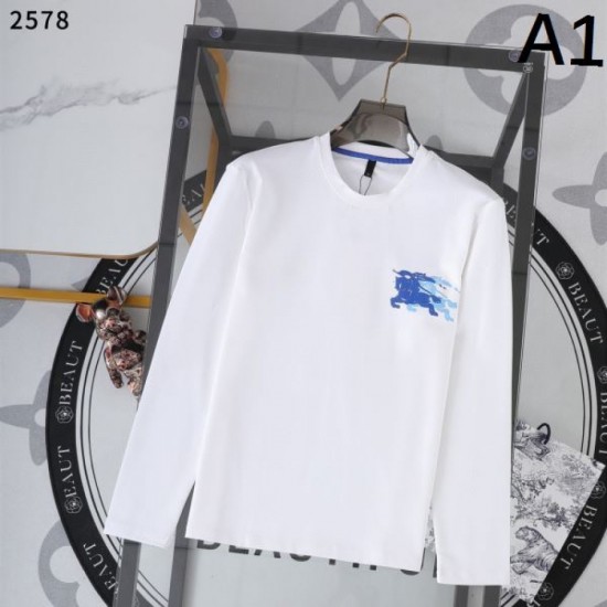 2025 Fall/Winter Long Sleeve T-Shirt BURBERRY Burberry A hotly talked about popular new release 2025 Fall/Winter Long Sleeve T-Shirt BURBERRY Burberry A hotly talked about popular new release