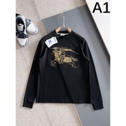 2025FW Long Sleeve T-shirt BURBERRY Ideal for stylish adult coordination
