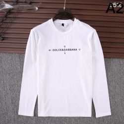 2025 Fall/Winter Long Sleeve T-Shirt DOLCE & GABBANA Dolce & Gabbana Limited New Product Loved by Overseas Celebrities