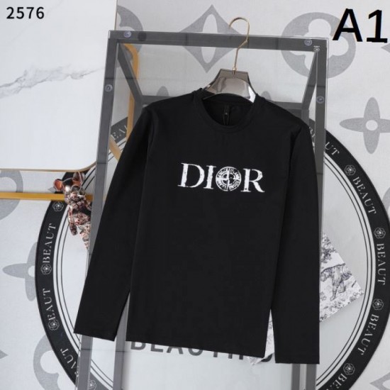 2025 Fall/Winter Long Sleeve T-Shirt DIOR Dior New Fall/Winter Collection with excellent stability 2025 Fall/Winter Long Sleeve T-Shirt DIOR Dior New Fall/Winter Collection with excellent stability