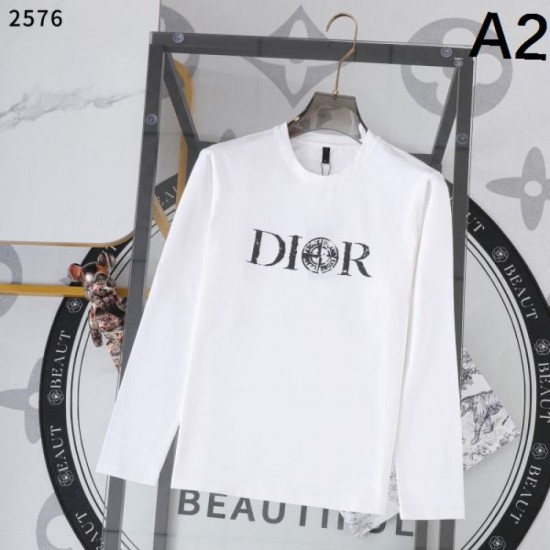 2025 Fall/Winter Long Sleeve T-Shirt DIOR Dior New Fall/Winter Collection with excellent stability 2025 Fall/Winter Long Sleeve T-Shirt DIOR Dior New Fall/Winter Collection with excellent stability
