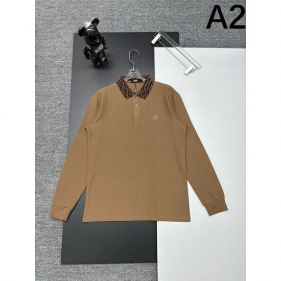 2025FW long sleeve T-shirt FENDI luxury shine