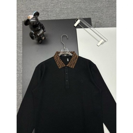 2025FW long sleeve T-shirt FENDI luxury shine